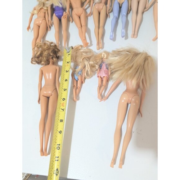 bundle 9 Mattel Barbie Dolls Bundle various plus 2 bodies AS IS Read - Picture 7 of 13